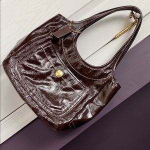 Coach Patent Leather Shoulder Purse